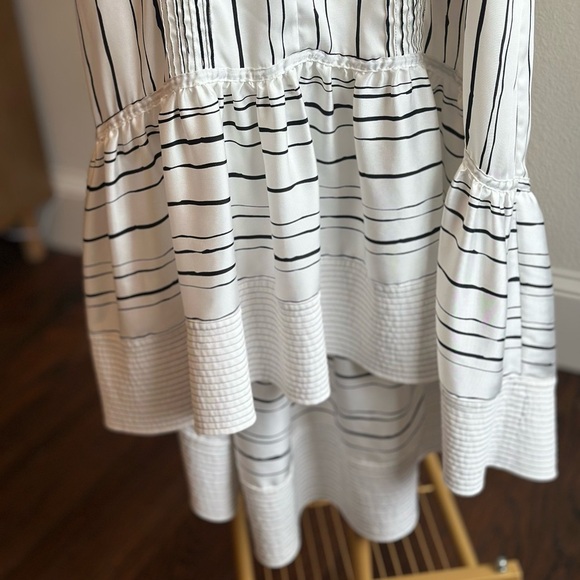 3.1 Phillip Lim High-Low Painted Black and White Sleeveless Dress- Size 0 - Picture 8 of 8